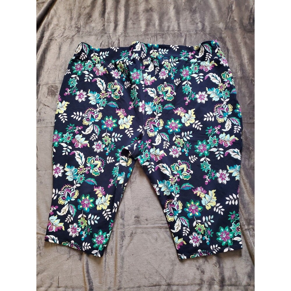 Women's Sport Savvy 5X Floral Stretch Capri NWOT SOLD Out On QVC!!! - Picture 3 of 14